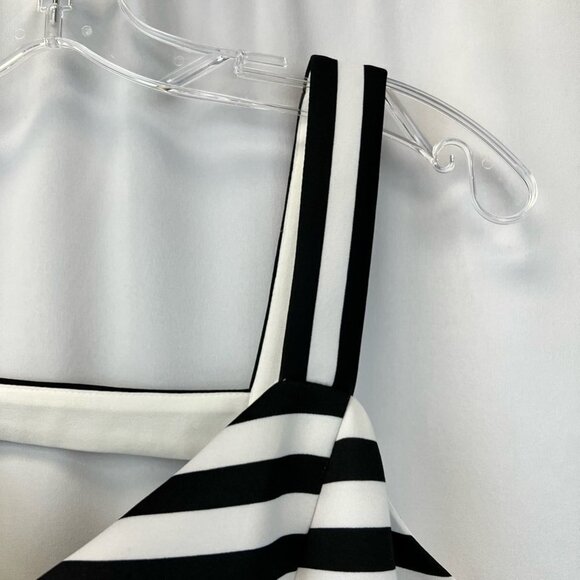 Guess Womens Sundress Multicolor Cut Out Geometric Stripe Straps Stretch 6 - Picture 4 of 12